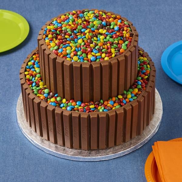 Kit Kat Explosion Cake